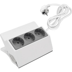 THREE WAY CLIP MULTIPLUG 3x1.0mm2 1.5m