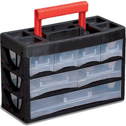 PLASTIC ORGANIZER WITH DIVIDERS 3x11 SECTIONS