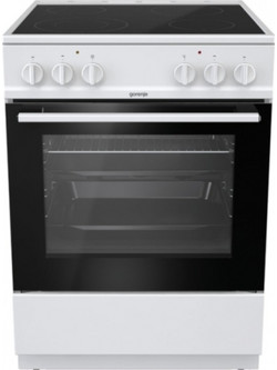 Gorenje EC6141WC Κουζίνα Αερίου & Ρεύματος 65lt με Κεραμικές Εστίες 60cm