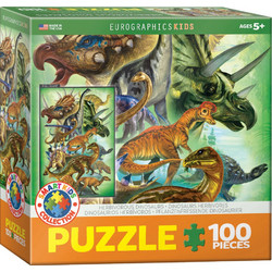 Παιδικό Puzzle Eurographics Herbivorous Dinosaurs 100 Κομμάτια