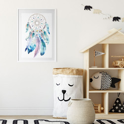 ΠΑΙΔΙΚΗ ΑΦΙΣΑ DREAMCATCHER 48276 (PVC/PLEXIGLASS ΑΣΠΡΗ ΚΟΡΝΙΖΑ ΜΕ ΠΛΑΙΣΙΟ) 50x70cm
