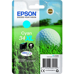 Epson 34XL Cyan Μελάνι Εκτυπωτή Inkjet C13T347240
