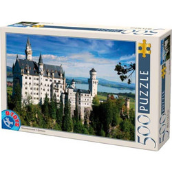 Puzzle D-Toys Neuschwanstein Castle 500 Κομμάτια