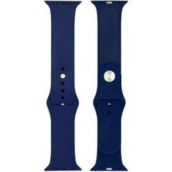 Goospery Mercury Λουράκι Σιλικόνης Navy Blue (Apple Watch 42 / 44 / 45mm)