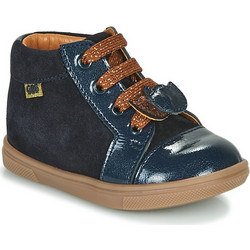 GBB Chouby Παιδικά Μποτάκια Μπλε Suede με Φερμουάρ AE204-42