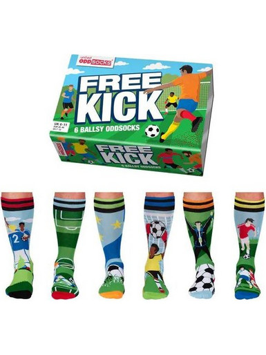 United Oddsocks Ανδρικές Κάλτσες FREE KICK Σετ 3 ζεύγη, Χρώμα Πολύχρωμο