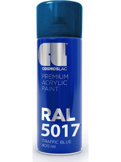 Cosmoslac Premium Acrylic Paint Σπρέι Βαφής Traffic Blue RAL5017 Gloss 400ml