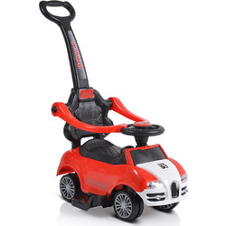 Moni Rider 208 Περπατούρα Ride On Αυτοκινητάκι με Χειρολαβή 24m+ Κόκκινη
