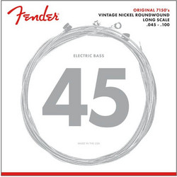 Fender 7150ML Σετ 4 Χορδές Ηλεκτρικού Μπάσου Pure Nickel 45-100" Medium Tension