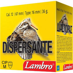 Lambro Dispersante Φυσίγγια Διασποράς 12Cal 67mm 36gr 25τμχ