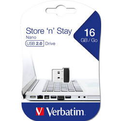 Verbatim Store 'n' Stay Nano 16GB USB Stick 2.0 με USB-A & micro USB