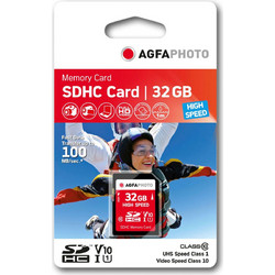 Agfaphoto High Speed SDHC 32GB Class 10 U1 V10 UHS-I