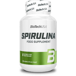 Biotech USA Spirulina 100 Ταμπλέτες