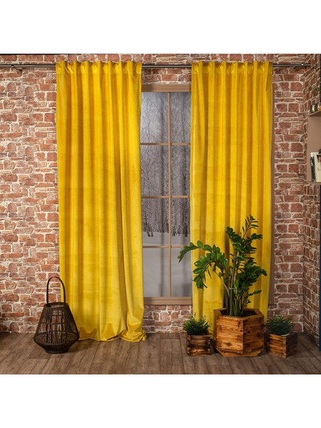 Teoran Κουρτίνα με Τρέσα 140x260 Velvet 14