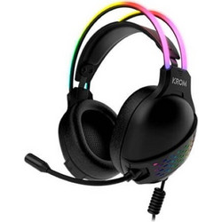 KROM Klaim Gaming Headset Over Ear Black