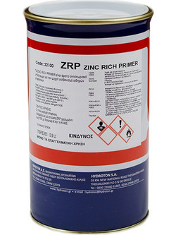 Hydroton ZRP Zinc Rich Primer Αντισκωριακό Αστάρι 1Kg