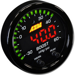 AEM X-Series 60PSI / 4BAR Boost Display Gauge
