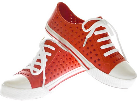 Παπούτσι θαλάσσης κλειστό γυναικείο σε κόκκινο χρώμα (Κωδ.J28435)