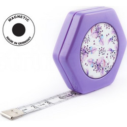 HEXAGON MAGNETIC LILA Μεζούρα αναστρέψιμη 150cm