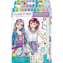 Make it Real - Fashion Design Sketchbook: Digital Dream (3203)