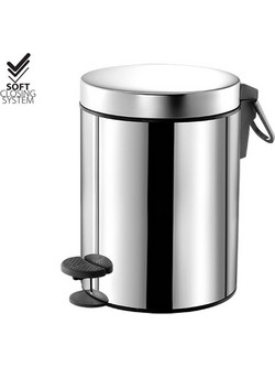 Κάδος μπάνιου 5lt Sanco 90680-A90 inox soft closing