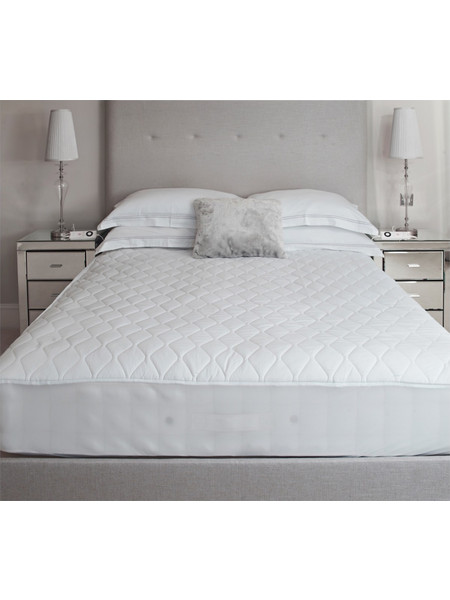 Επίστρωμα Καπιτονέ Le Blanc Cotton 100% μονό (100x200+30)