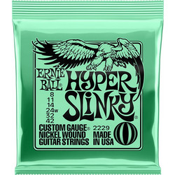 Ernie Ball 2229 Σετ 6 Χορδές Ηλεκτρικής Κιθάρας Nickel Plated Steel 8-42"