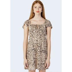 Vero Moda Mini Καλοκαιρινό Καθημερινό Φόρεμα Μπεζ 10263302