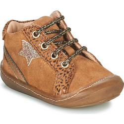 GBB Edithe Παιδικά Μποτάκια Καφέ Suede με Φερμουάρ AG602-14