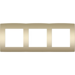 PRIME ΠΛΑΙΣΙΟ 3 ΘΕΣΕΩΝ IP20 MAT ΣΑΜΠΑΝΙΖΕ - 1000119204