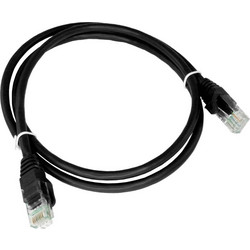 Alantec U/UTP Cat.5e Καλώδιο Δικτύου Ethernet 0.25m Black