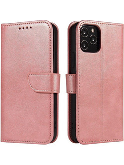 Magnet Case elegant flip cover case with stand function Xiaomi Redmi Note 11 Pro+ 5G (China) / 11 Pro 5G (China) / Mi11i HyperCharge / Poco X4 NFC 5G pink