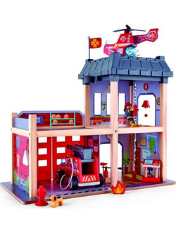 Hape Early Explorer Πυροσβεστικός Σταθμός 13τμχ