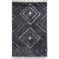 Ezzo Χαλί Ορθογώνιο Shaggy Γούνινο 160x230cm B378AX2 Anthracite