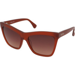Max Mara MM0008 44F Γυναικεία Γυαλιά Ηλίου Cat Eye Κοκάλινα Καφέ με Καφέ Degradee Φακό