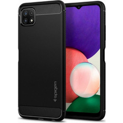 Spigen Rugged Armor (Samsung Glaxy A22 5G) black backcover