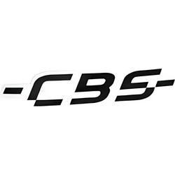 ΑΥΤΟΚΟΛΛΗΤΟ ''LOGO CBS'' ΓΙΑ ΛΕΥΚΟ BENELLI TNT 125 17'-22' ΜΑΥΡΟ ΓΝΗΣΙΟ