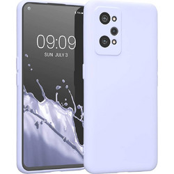KWmobile Soft Slim Flexible Rubber Cover with Camera Protector - Θήκη Σιλικόνης Realme GT Neo 3T με Πλαίσιο Κάμερας - Light Lavender (59246.139)
