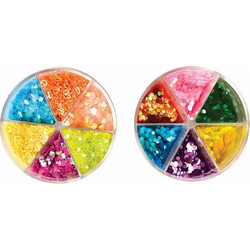 Junior Χρυσόσκονη Glitter 60gr Aλατιέρα 6 Neon Χρώματα (137857)