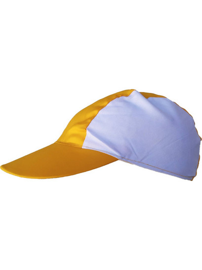 Livardas 805 Καπέλο Τρίφυλλο με λάστιχο 100% βαμβάκι WHITE/YELLOW