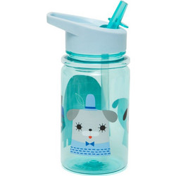 Petit Monkey Peanut & Co Παιδικό Μπουκάλι Πλαστικό BPA Free με Καλαμάκι Μπλε 360ml