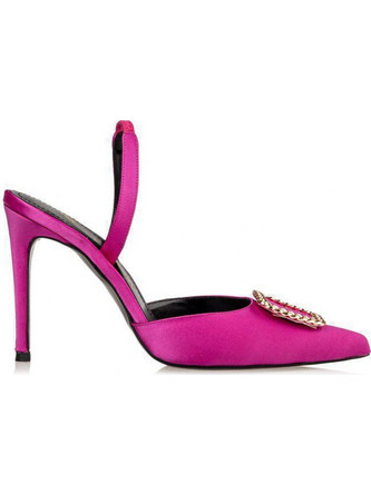 Envie Shoes Γόβες Slingback με Τακούνι Στιλέτο Φούξια E02-16063-54