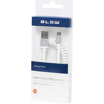 DM-66-104 . Καλώδιο USB A - Micro USB Spiral 1.5m Λευκό