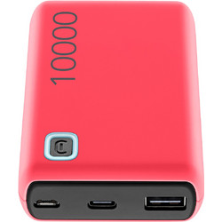 Cellular Line Essence Power Bank 10000mAh 12W με Θύρα USB-A Pink