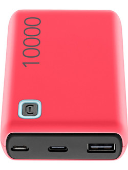 Cellular Line Essence Power Bank 10000mAh 12W με Θύρα USB-A Pink