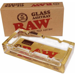 Raw Classic Pack Glass Ashtray - Τασάκι Raw 15,5x8cm