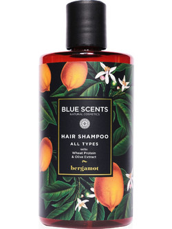 Blue Scents Bergamot Φυτικό Σαμπουάν για Όγκο 300ml