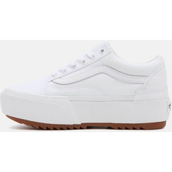 Vans Old Skool Stacked Γυναικεία Sneakers Flatforms Λευκά VN0A4U15L5R