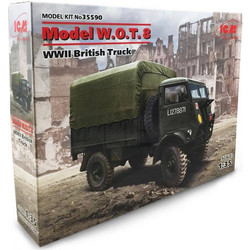 Trumpeter Model W.O.T8 WWII British Truck Συναρμολογούμενο Πλαστικό Μοντέλο Φορτηγού 1:35