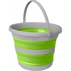 Κουβάς πτυσσόμενος Brunner Drum Fold-Away 15 L γκρι/πράσινο
